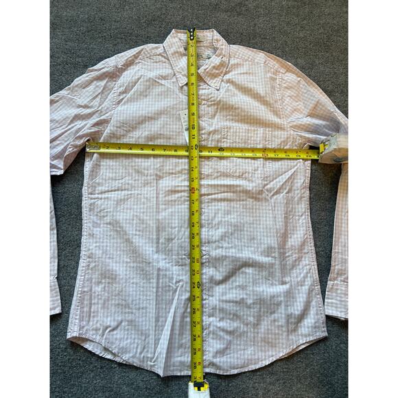 J.Crew Slim Secret Wash Shirt Lilac White Gingham M NWT - Picture 9 of 12